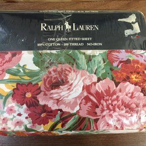 Ralph Lauren -Queen Size Fitted Sheet -Southampton